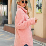 Nadorine Button Down Winter Warm Brushed Jacket