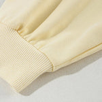 Skew Neck Buttoned Sweatshirt Casual Long Sleeve Pullover Tops Outfits