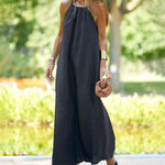 Halter Neck Slit Casual Vacation Dress