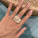 Original Stylish Resin 8 Colors Geometric Ring