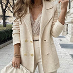Shawl Collar Elegant Loosen Daily Long Sleeve Coat