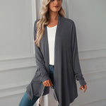 Nadorine Women's Cable Knit Oversized Dressy Cardigan Jackets Long Sleeve Cardigan Sweaters