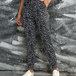Nadorine Casual Drawstring Elastic Waist Jogging Jogger Pants with Pockets