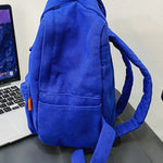 Simple Casual 5 Colors Canvas Backpack