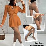 ChicMe ShapeLift 2-Piece Magic Thick Fleece Lined Leggings High Waist Thermal Pantyhose Warm Leggings 3 Shades（Size Regular/Large/Extra Large）