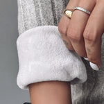 Polo V-Neck Long Sleeve Fleece Lined Bodycon Dress Slit Button Decor Ribbed Mini Dress