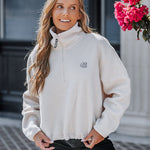 Stand Collar Zipper Design Casual Sweatshirt