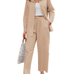 Linen Shirts Loose Long Pants Beach Outfits - Nadorine (Us Only)