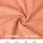 2PCS Micro-Ribbed U-Neck Tank Top & Boxer Set Cozy Loungewear