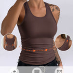 Women U-Neck Tummy Control Compression Tank Top Seamless Camisole Body Shaper Tanks for Women