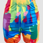 Women's 2 Piece Set Nope Not Today Slogan Half Sleeve Tee and Tie Dye Slim Fit Biker Shorts Set