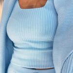 Lapel Batwing Sleeve Casual Cardigan Open Front Sweater (ONLY)