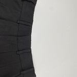 High Waisted Loose Pockets Split-Joint Striped Pants Trousers