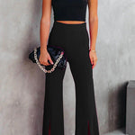 Margovil Hebe Split Hem High Rise Pants