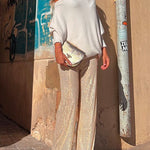 Margovil Off Shoulder Batwing Long Sleeve Sweater