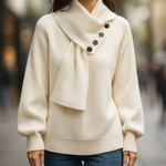 Eliza | Cozy Scarf Neck Sweater