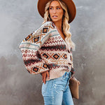 Loose Casual V-neck Cardigan Sweater Jacket