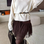 Chic One Shoulder Long Sleeves Pullover Sweater