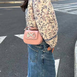 Retro print quilted short jacket