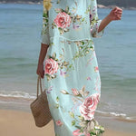 Verity | Sunset Bloom Maxi Dress-