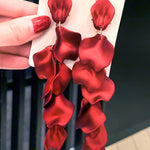 Stylish Tasseled Acrylic Earrings Accessories