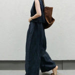 Sleeveless Tank Top and Wide-leg Pants Two-piece Set