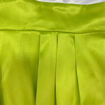 A-Line High Waisted Contrast Color Pleated Zipper Deep V-Neck Maxi Dresses