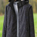 Leire | Leaf Print Windbreaker