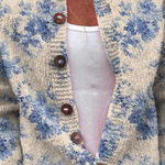 Ivorie™ | Vintage Floral Knit Cardigan