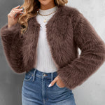 Faux Fur Warm Short Jacket Coat