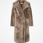 Warm Long Shearling Overcoat Teddy Outerwear