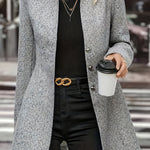 Bianca | Timeless Herringbone Long Coat