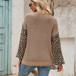 Patchwork Knitted Pullover Sweater Tops
