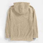 KZZ Men's Autumn/Winter Hooded Solid Color Hoodie