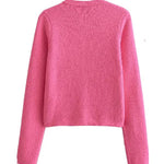 GOLDEN BUTTON KNIT CARDIGAN