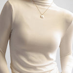 Half Turtleneck Long Sleeve Slim-fit Base T-shirt