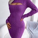 Sexy Hollow Sweater Dress