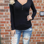 Margovil  V Neck Shirt Wild Stretch T-shirt