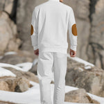 KZZ Men's knitted suit