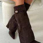 Isis | WOMEN'S LEATHER THIGH-HIGH BOOTS WITH BUCKLE