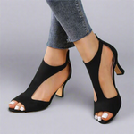 Paige | Cutout Open-Toe Heels