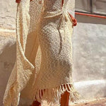 Twist Front Crochet Hollow Out Crop Tank Top