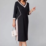Alexa | Elegant V-neck dress