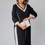 Alexa | Elegant V-neck dress