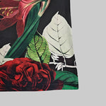 Long Sleeves Skinny Floral Printed Split-Joint High Neck T-shirts