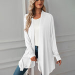 Nadorine Women's Cable Knit Oversized Dressy Cardigan Jackets Long Sleeve Cardigan Sweaters