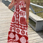 Shell white long dress