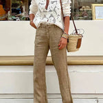 Fashion Knitted Hollow Crochet Lace Long Sleeve Shirt Top