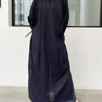 Solid Color Loose Shirt Dress