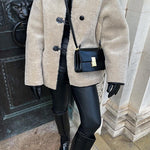 Margovil Button Down Pocketed Faux Fur Fleece Coat